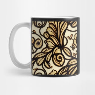 Rococo floral pattern, model 10 Mug